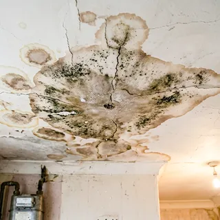 Ceiling stain